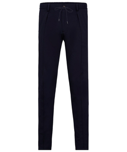Profuomo Navy Knitted Sportcord Broek