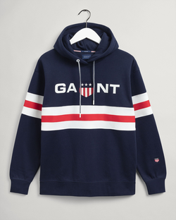 Gant Relaxed Fit Retro Shield Hoodie