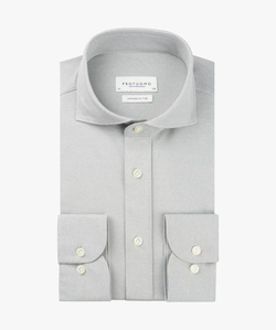 Profuomo Groen Japanese Knitted Shirt...