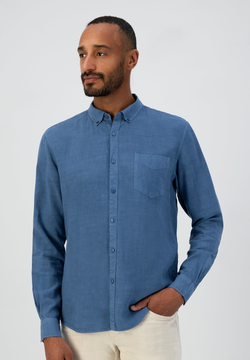 Dstrezzed Tencel™ Shirt Blauw