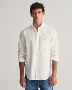Gant Regular Fit Poplin Overhemd White